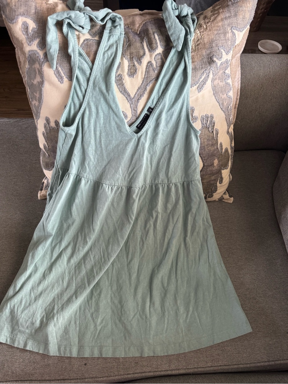 ASOS Light Sage Tie-Shoulder Women’s Dress